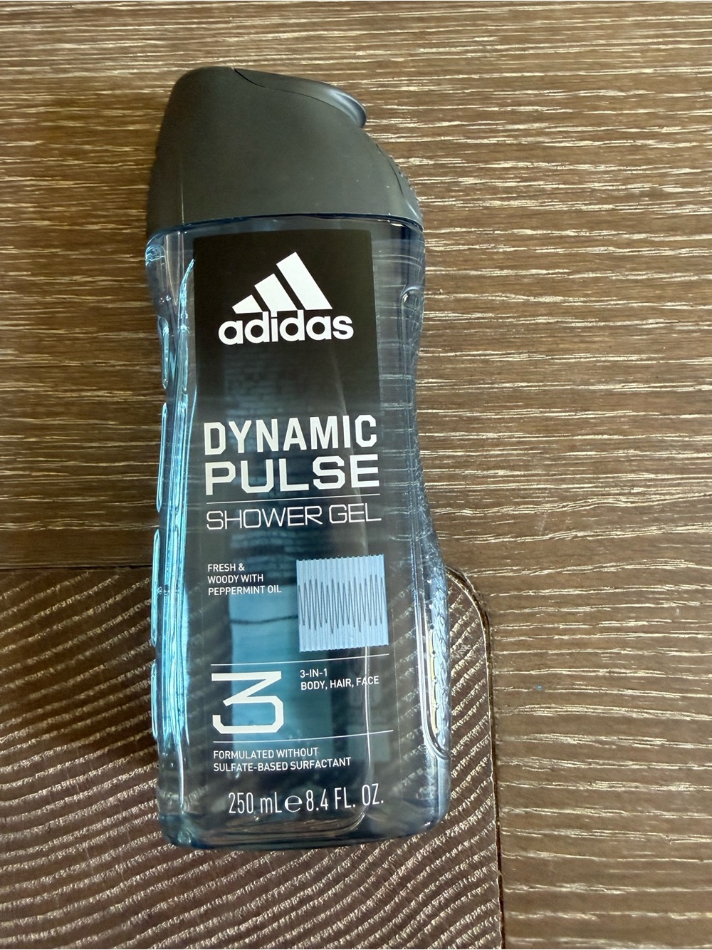 NWT adidas Dynamic Pulse Shower Gel fresh & woody with peppermint oil